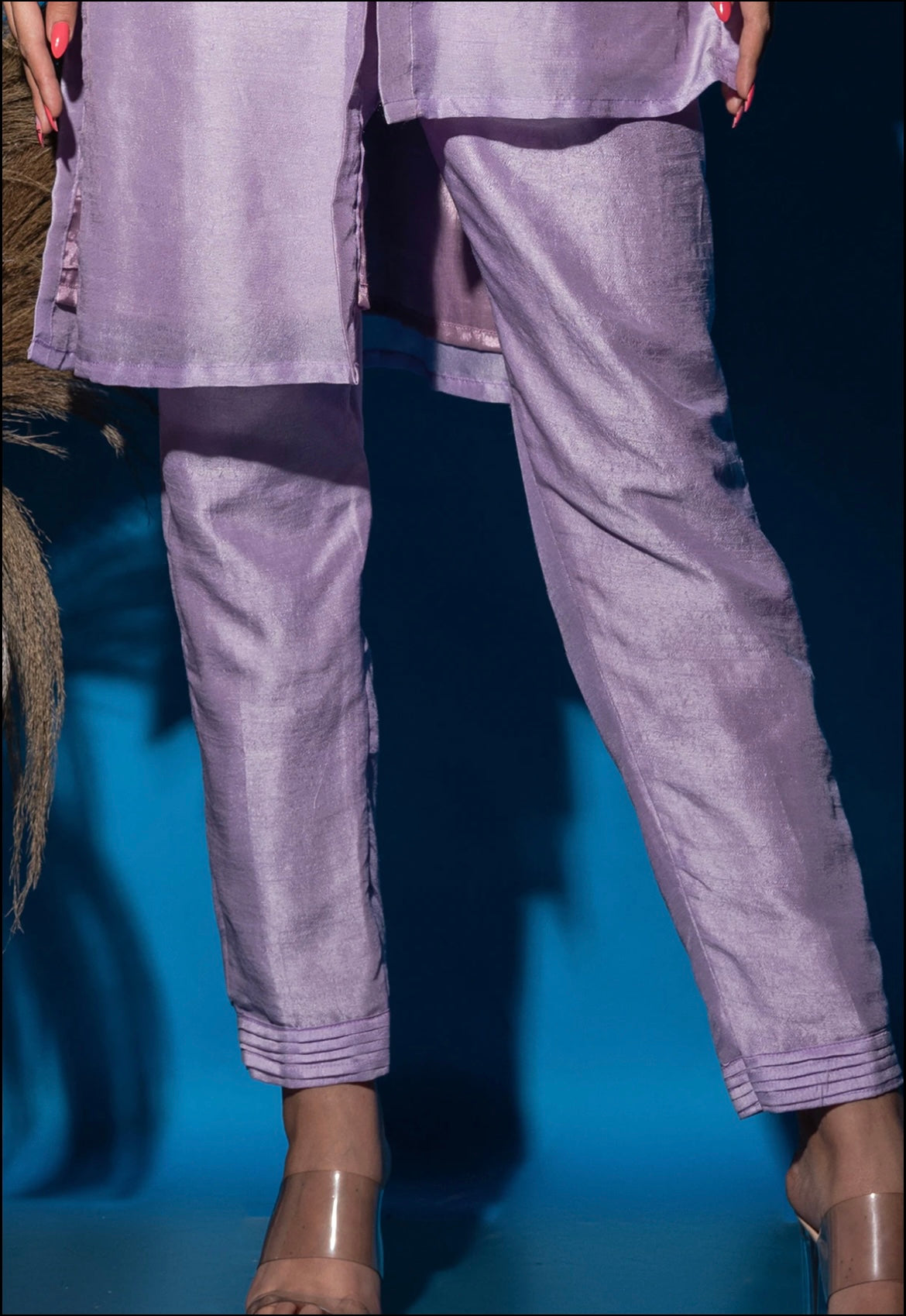 Pintucks kurta set