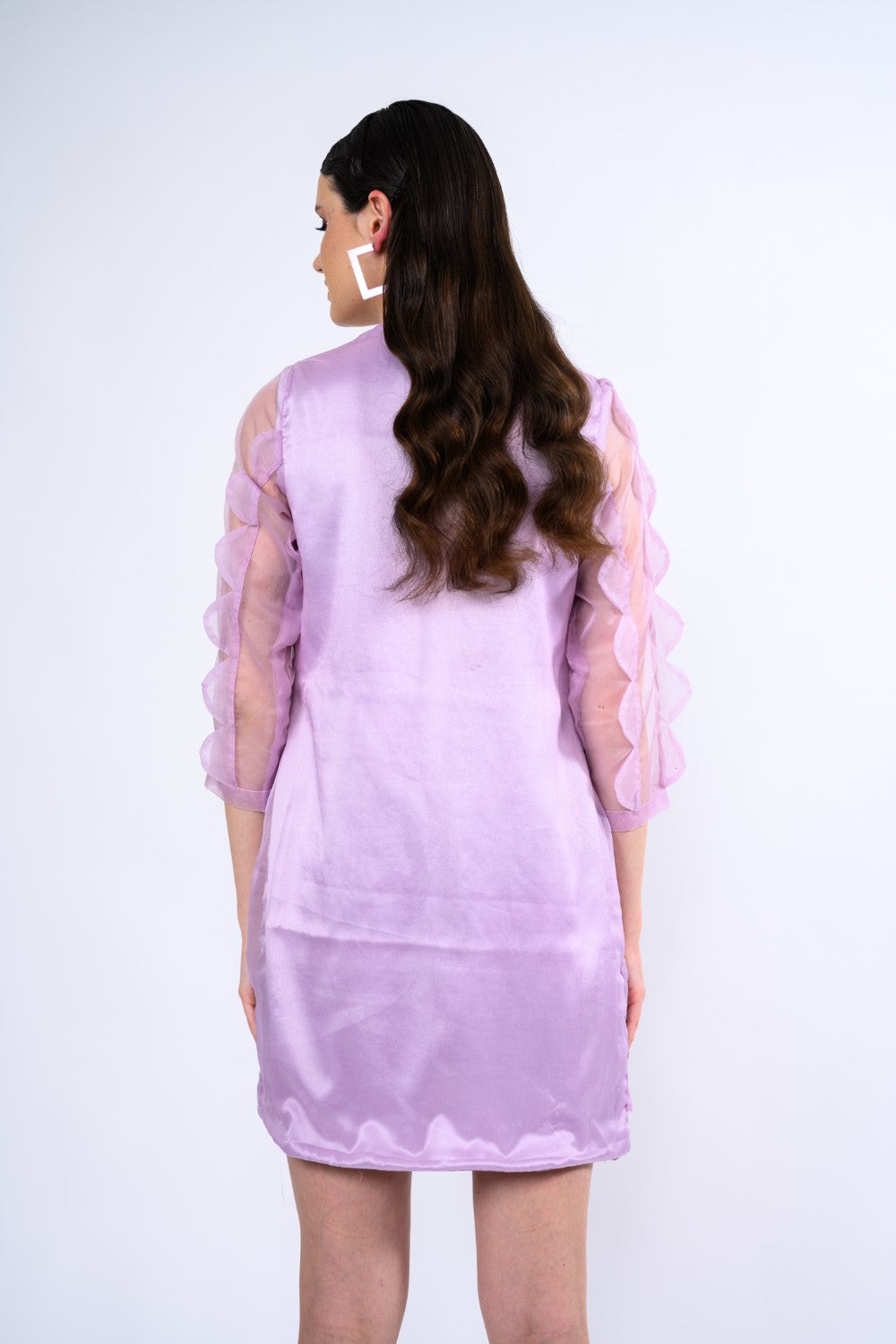 Scallop With Pocket Embroidery One Piece