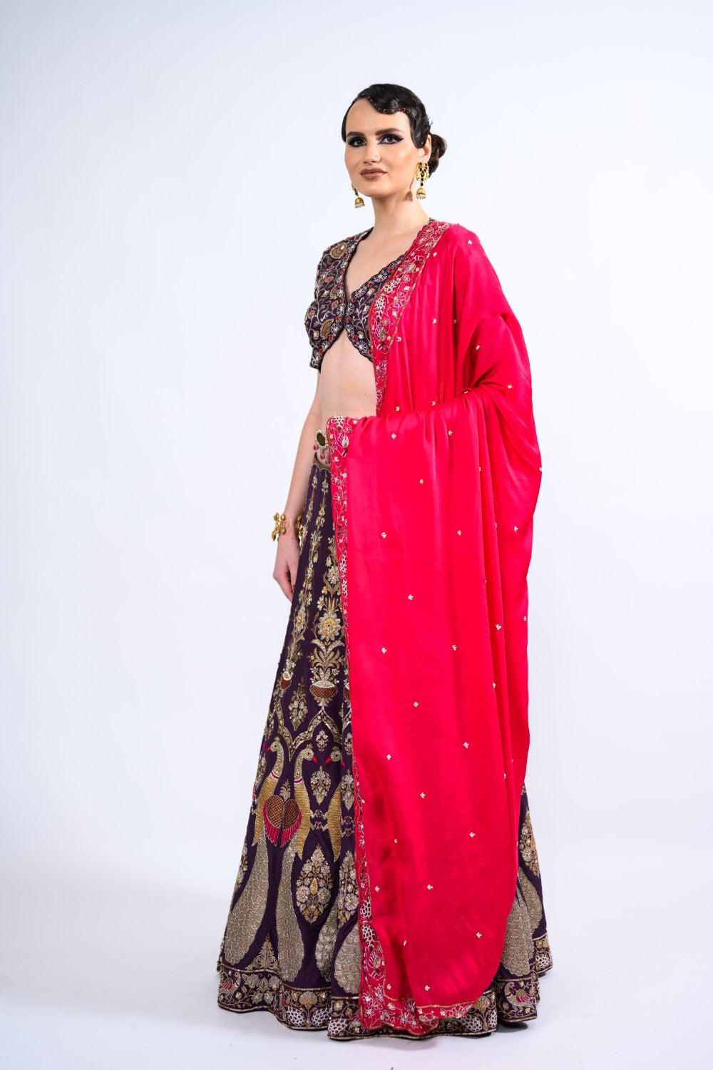 Elegant Minakari Lehenga Set