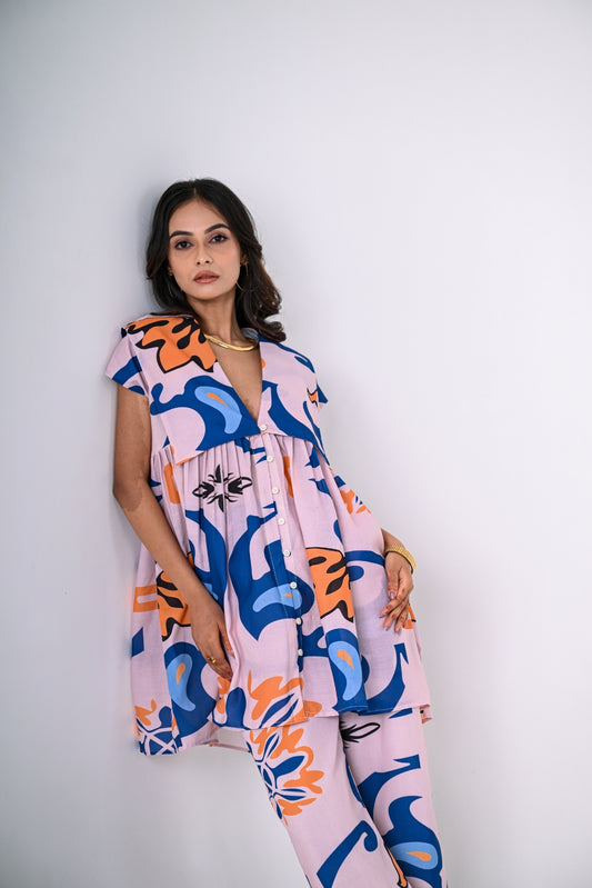 SAND CO ORD SET