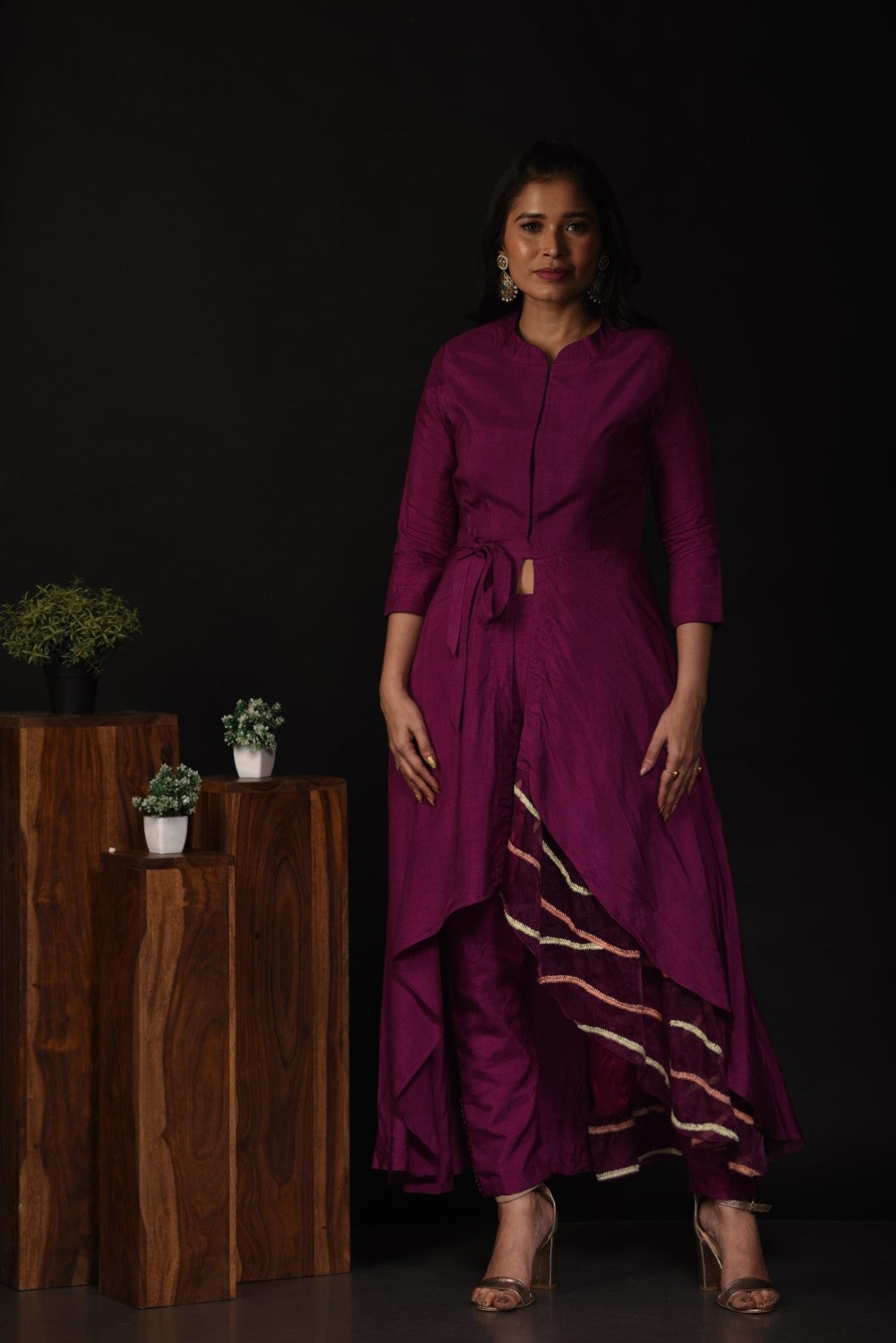 Buy Rayon Embroidered Thread Work Kurti for Women, Purple - 3XL Online at  Best Prices in India - JioMart.