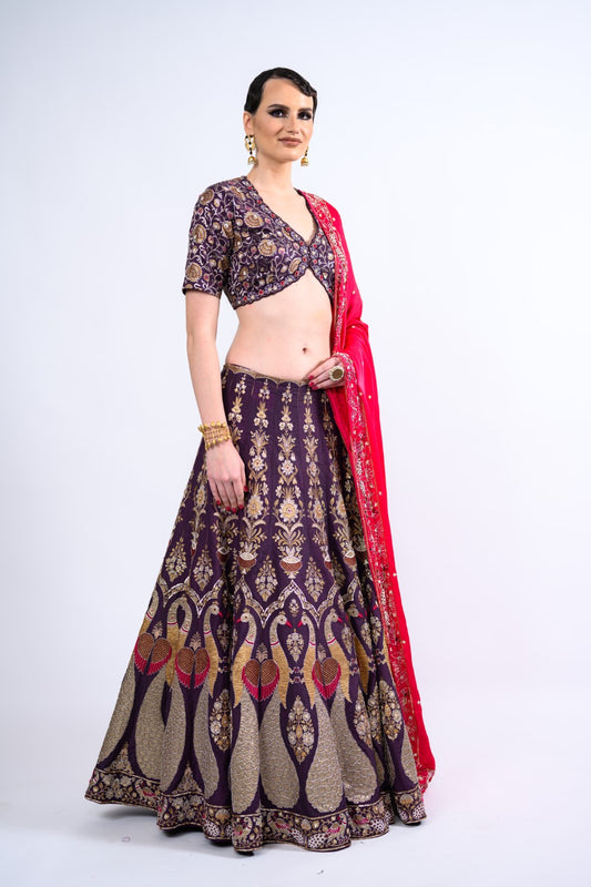 Elegant Minakari Lehenga Set