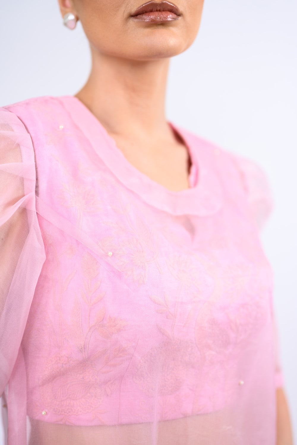 Embroidered Kurti Set