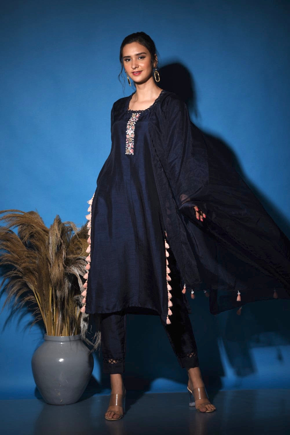 Blue Kurti Set