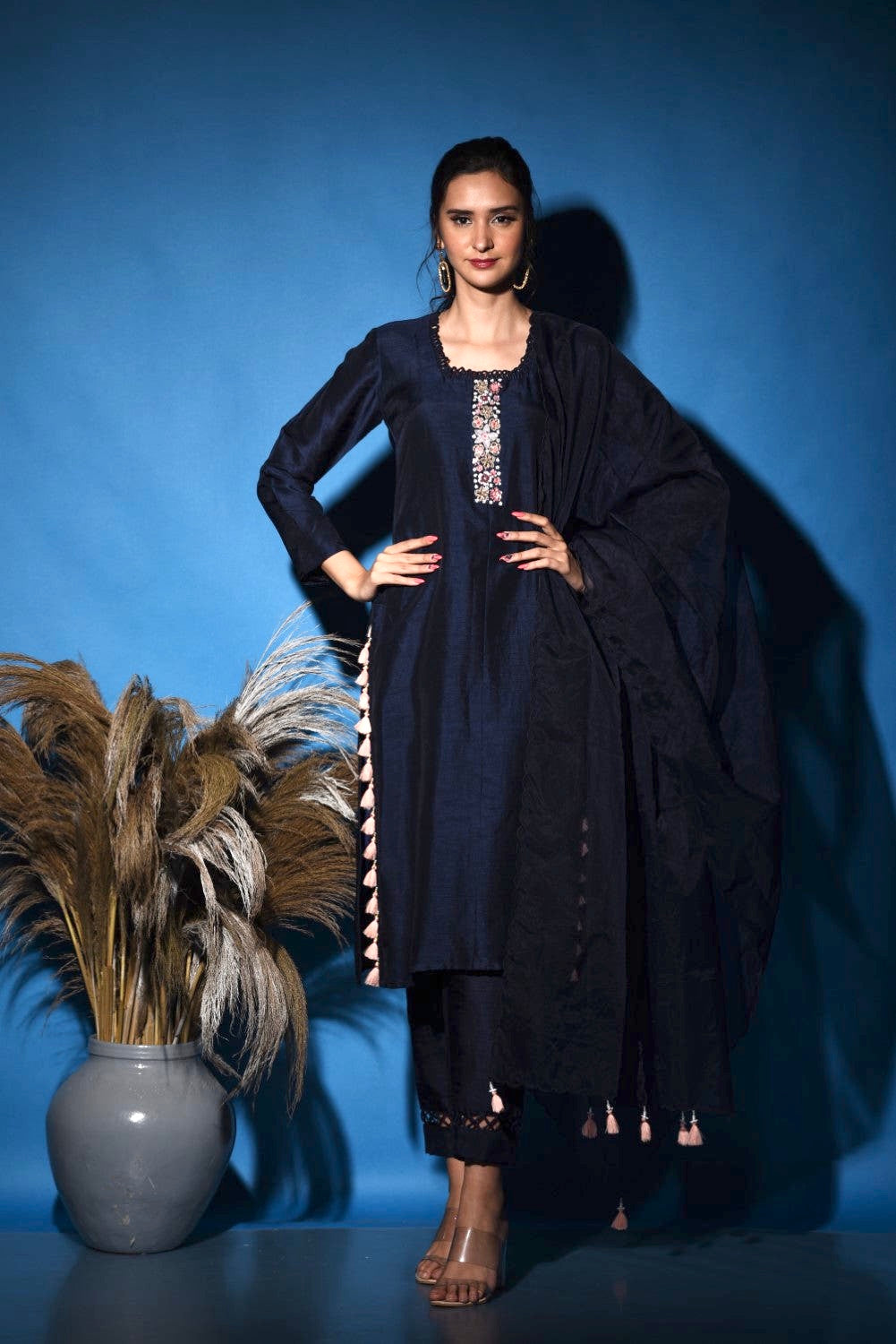 Blue Kurti Set